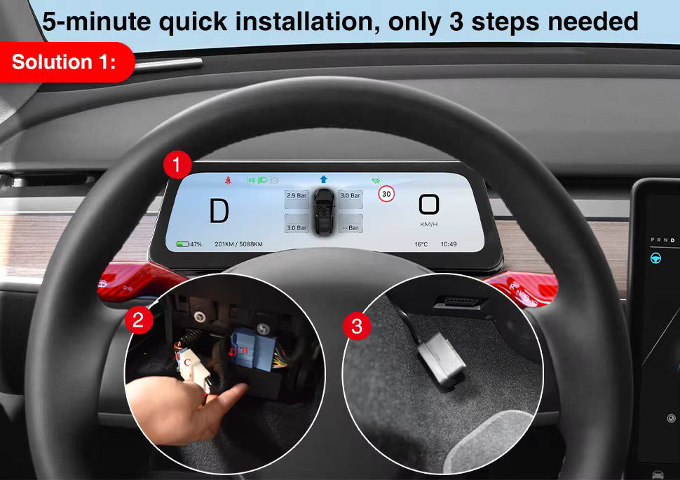 2025 Head Up Display for Tesla Model 3/Y